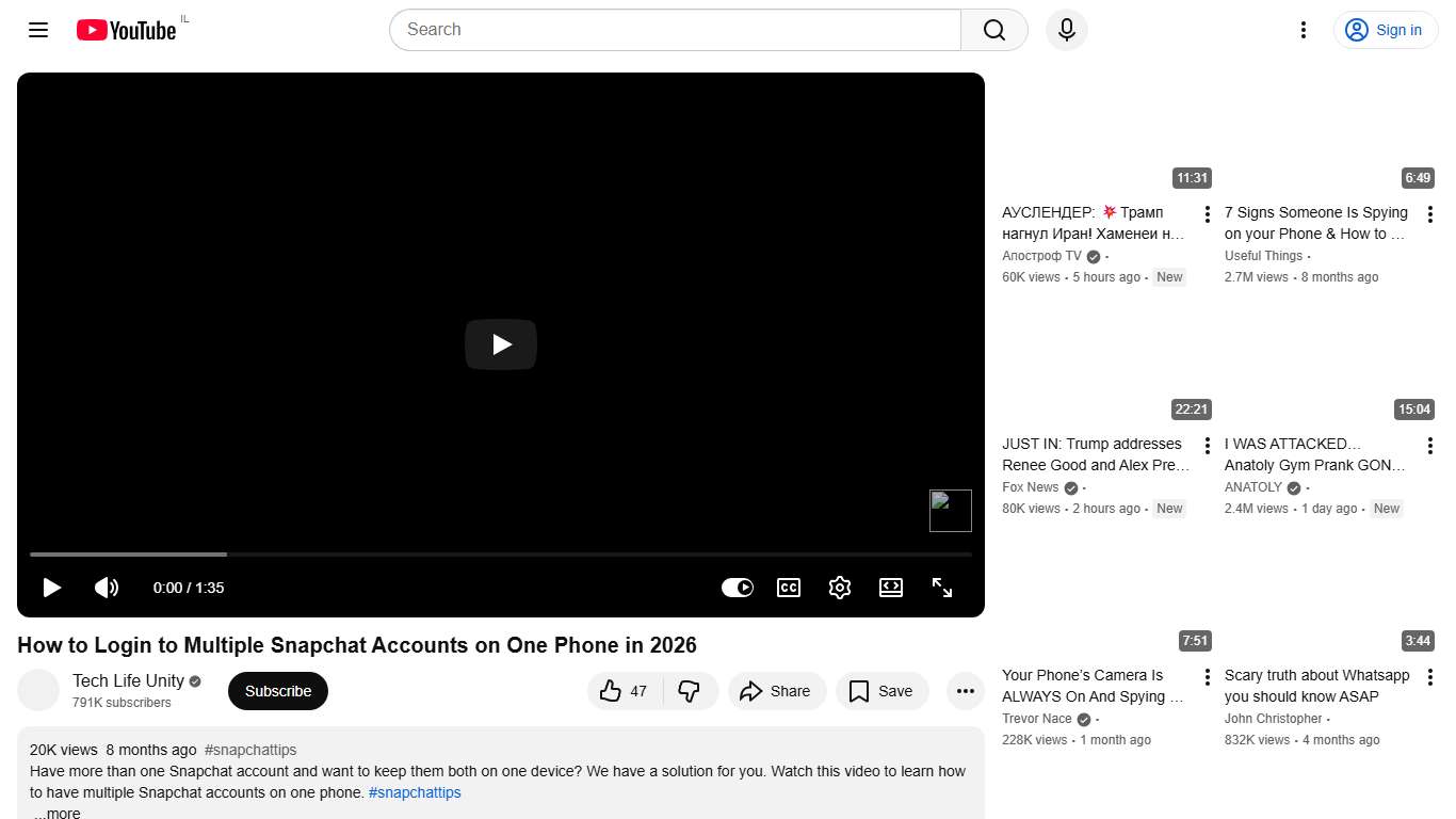 How to Login to Multiple Snapchat Accounts on One Phone in 2026 - YouTube